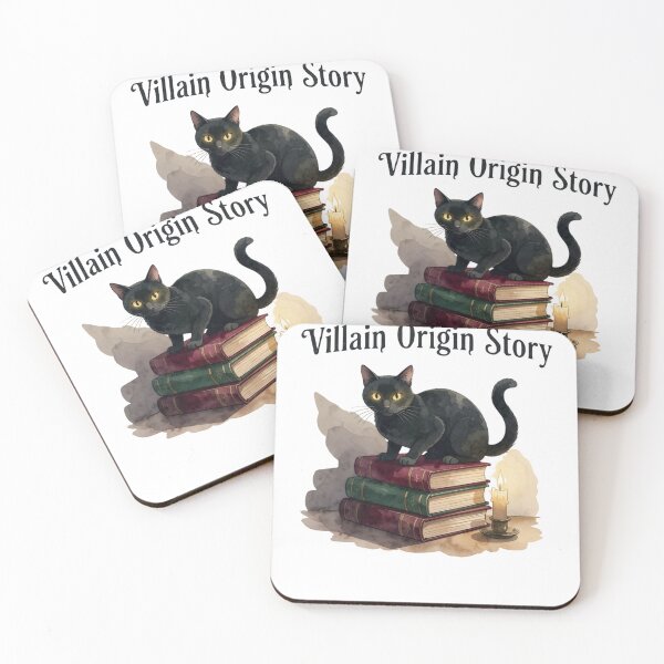 Item preview, Reading Is My Villain Origin Story — Dark Academia Black Cat Book Tee designed and sold by kosimazaki.