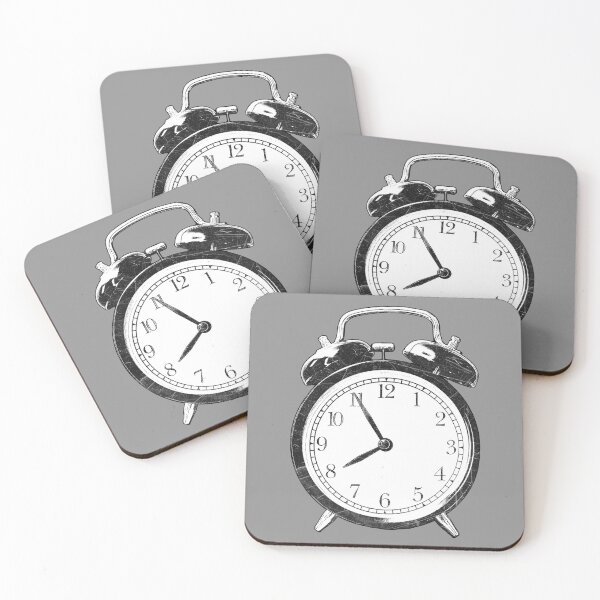 Item preview, Vintage Alarm Clock: Retro Dark Aesthetic Time Horror designed and sold by Ghoul Enterprises.