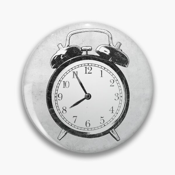 Item preview, Vintage Alarm Clock: Retro Dark Aesthetic Time Horror designed and sold by Ghoul Enterprises.