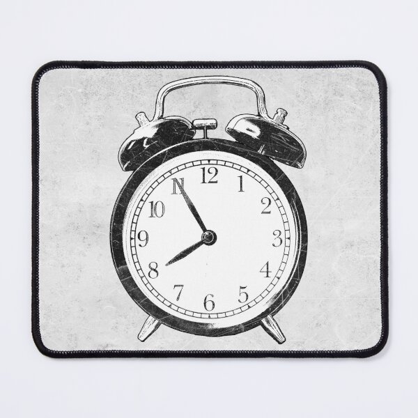 Item preview, Vintage Alarm Clock: Retro Dark Aesthetic Time Horror designed and sold by Ghoul Enterprises.