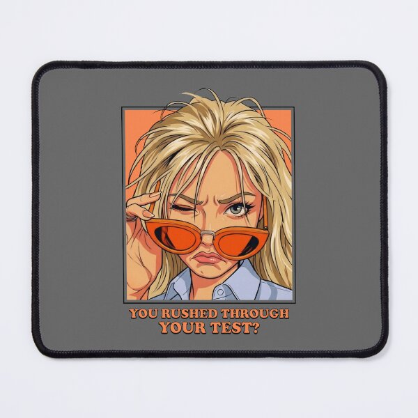 Item preview, Funny Student Test Meme – “You Rushed Through Your Test?” Sassy Attitude Illustration designed and sold by artworkathome.