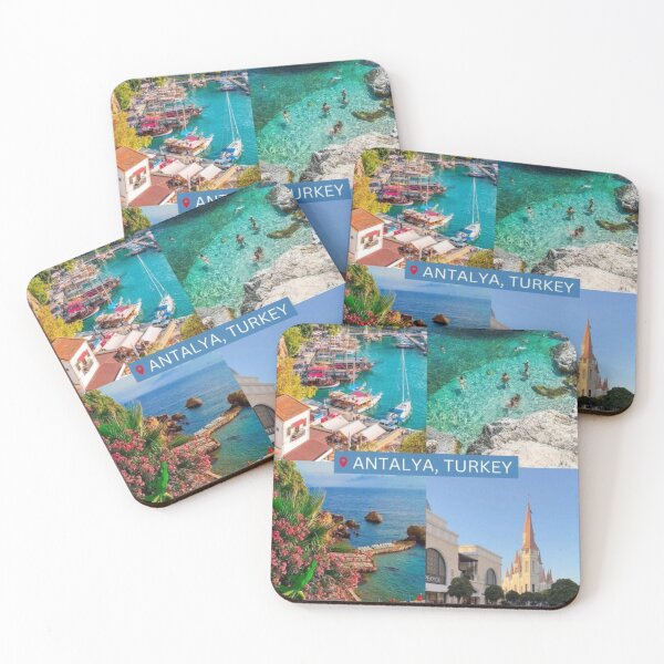 Item preview, Antalya Turkey Scenic Collage Travel Photography designed and sold by MyTutina.