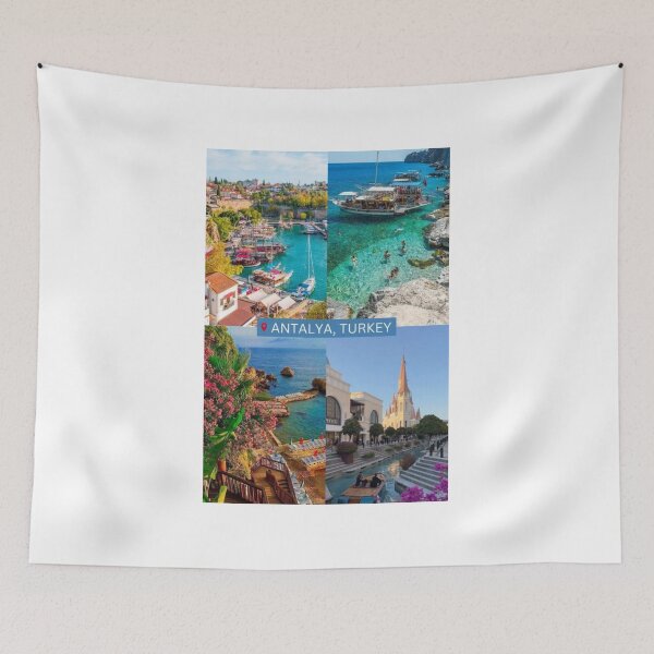 Item preview, Antalya Turkey Scenic Collage Travel Photography designed and sold by MyTutina.