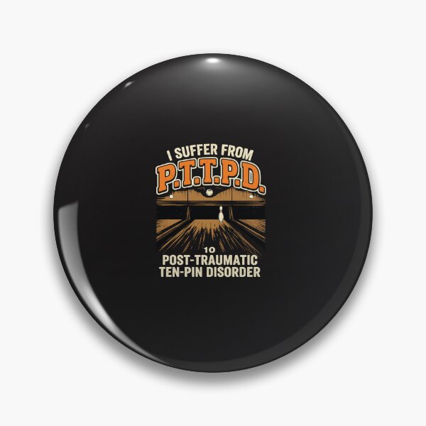 Item preview, PTTPD Funny Bowling Ten Pin Disorder Bowler Humor League Joke designed and sold by kiralynstration.
