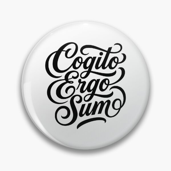 Item preview, Cogito Ergo Sum Latin Philosopher Thinker Quote designed and sold by AntiqueImages.