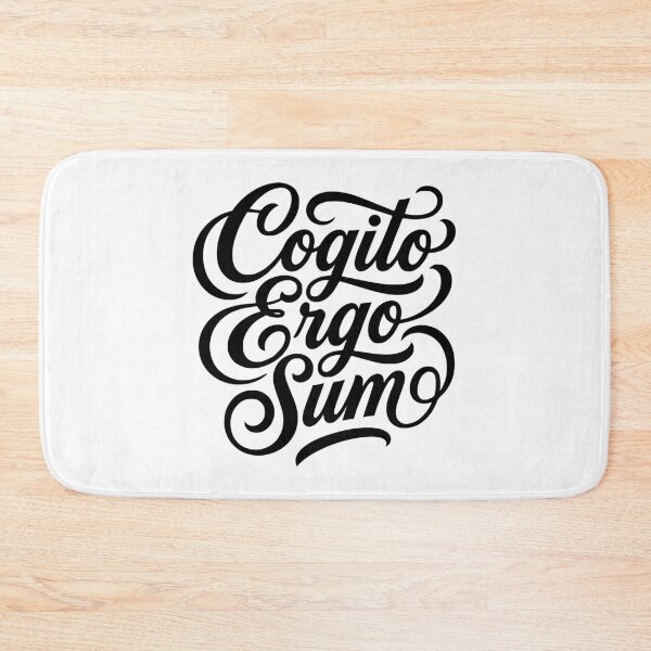 Item preview, Cogito Ergo Sum Latin Philosopher Thinker Quote designed and sold by AntiqueImages.