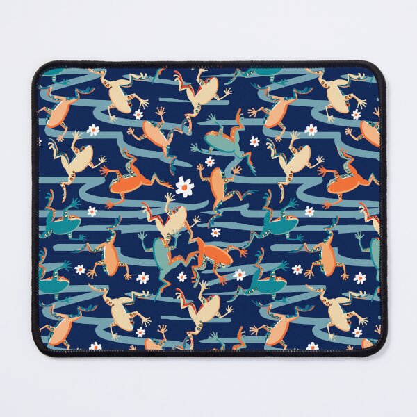 Item preview, Happy Frogs in blue designed and sold by belettelepink.