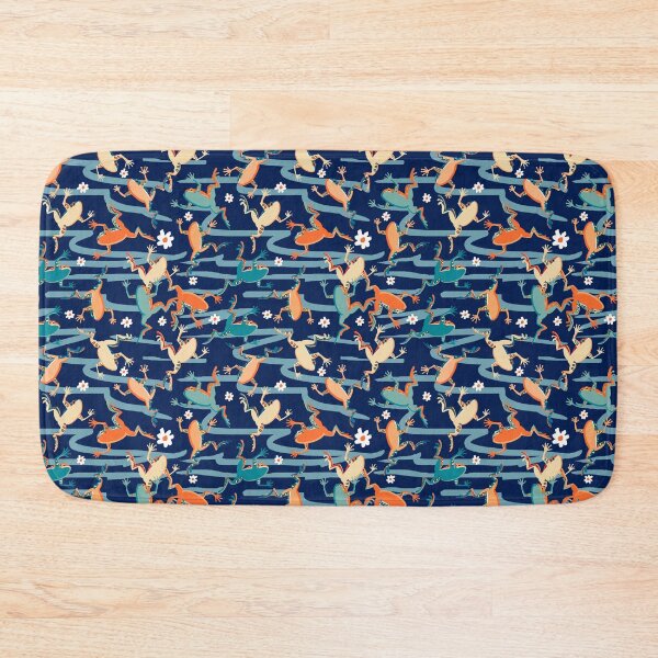 Item preview, Happy Frogs in blue designed and sold by belettelepink.