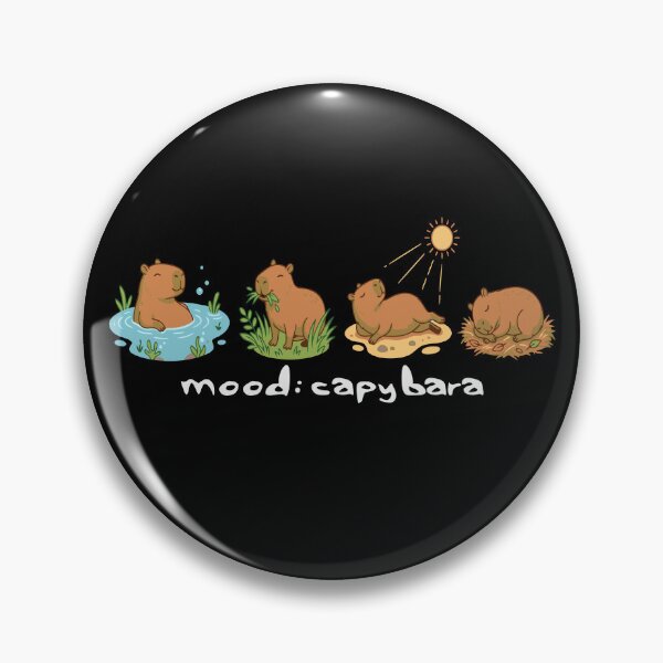 Item preview, Funny Cute Capybara Moods Children Men Women designed and sold by Colorfulman.