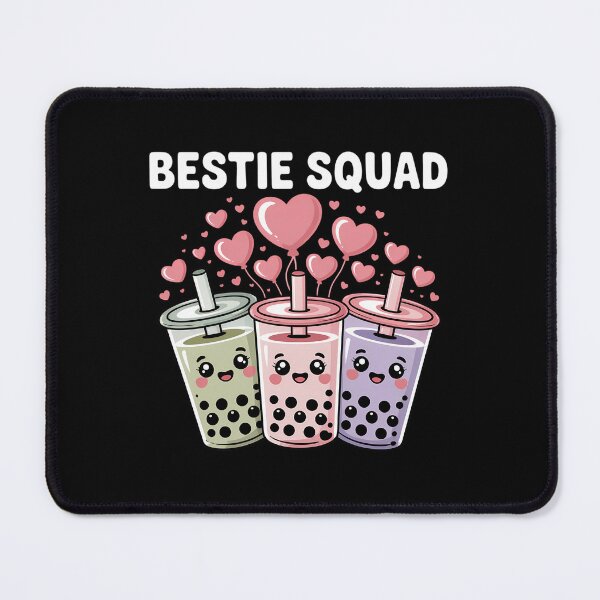 Item preview, Bestie Squad Bubble Tea Cute Kawaii Friends Lovers  designed and sold by TyraYoung.