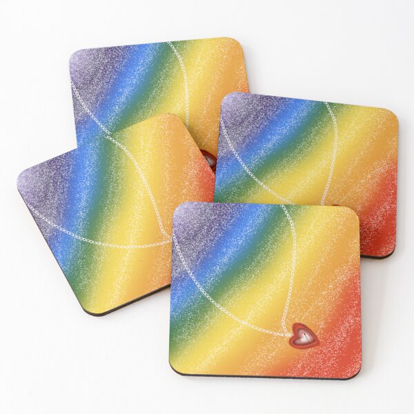 Item preview, Heart Locket on Radiant Rainbow Galaxy designed and sold by Senorona.