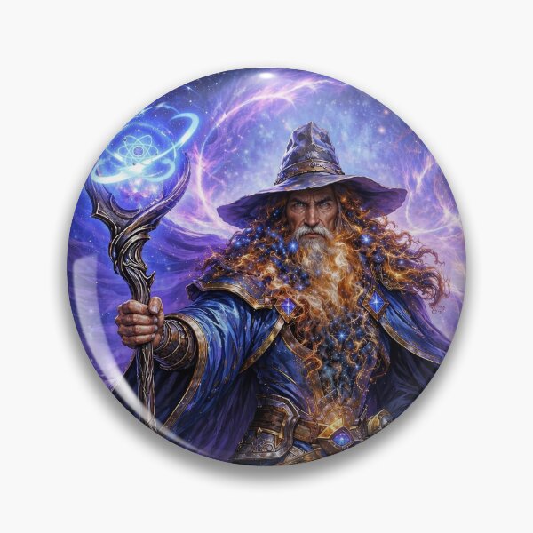 Artikelvorschau, Kosmischer Zauberer, Meister des Universums | Epische Fantasy-Magierkunst entworfen und verkauft von DrakariArt.
