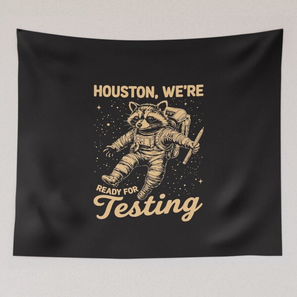 Item preview, Funny Raccoon Teacher State Testing Life Test Day Chaos Humor designed and sold by kiralynstration.