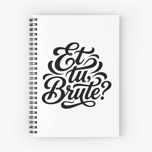Item preview, Et tu Brute Latin Phrase Roman History Student designed and sold by AntiqueImages.