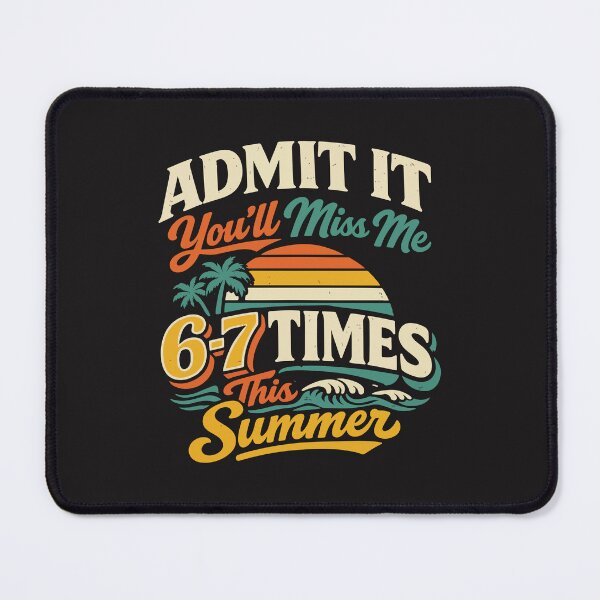 Item preview, Admit It You’ll Miss Me Funny Last Day of School Summer Classmate Joke designed and sold by kiralynstration.