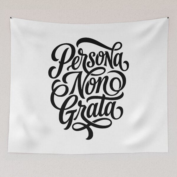 Item preview, Persona Non Grata Latin Student Funny Phrase designed and sold by AntiqueImages.
