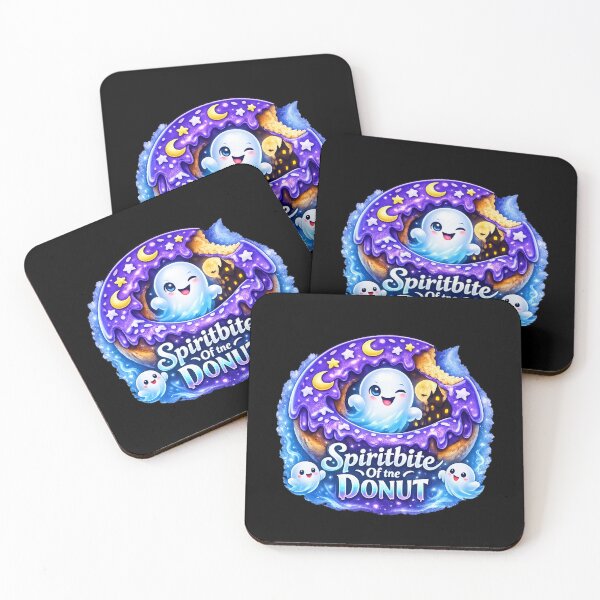 Item preview, Spiritbite Donut Cute Ghost Snack designed and sold by Josie37.