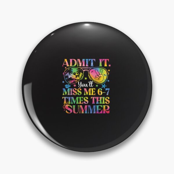 Item preview, Admit It You’ll Miss Me Funny Last Day of School Summer Classmate Joke designed and sold by kiralynstration.