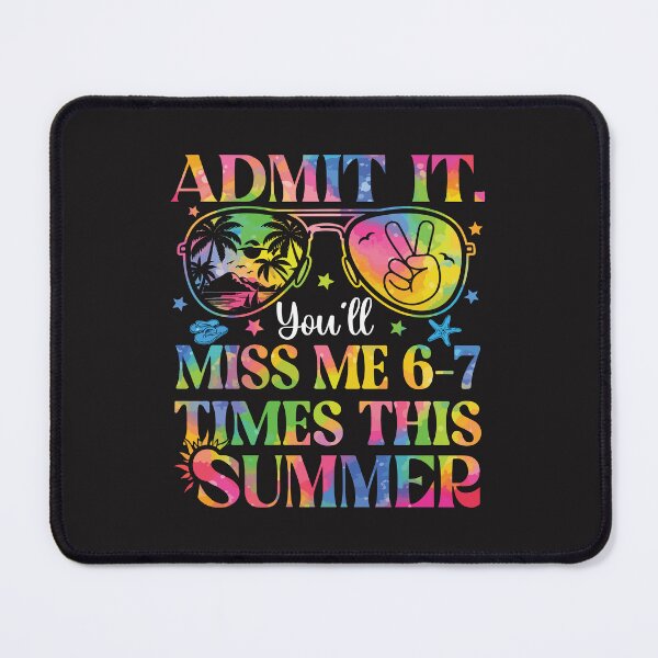 Item preview, Admit It You’ll Miss Me Funny Last Day of School Summer Classmate Joke designed and sold by kiralynstration.