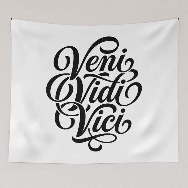 Item preview, Veni Vidi Vici Latin Phrase Roman History Student designed and sold by AntiqueImages.
