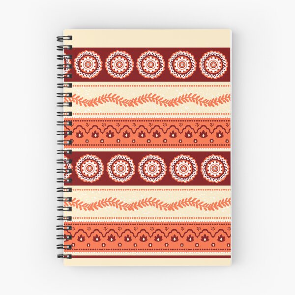 Item preview, Orange mandala stripes 70s hippy retro patten designed and sold by findlost.