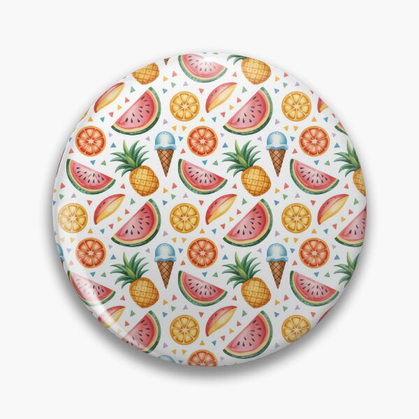 Item preview, Colorful Fruit and Ice Cream Pattern designed and sold by jkrphoto.