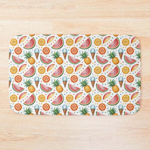 Item preview, Colorful Fruit and Ice Cream Pattern designed and sold by jkrphoto.