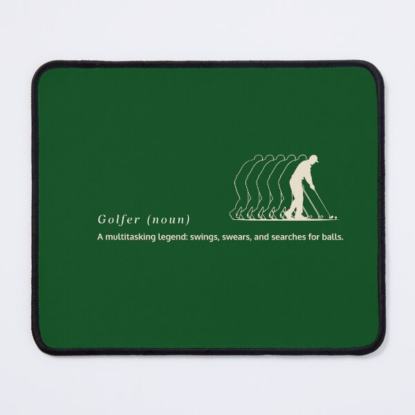 Item preview, Golfer (noun) A multitasking legend: swings, swears, and searches for balls. designed and sold by Tabihibi.