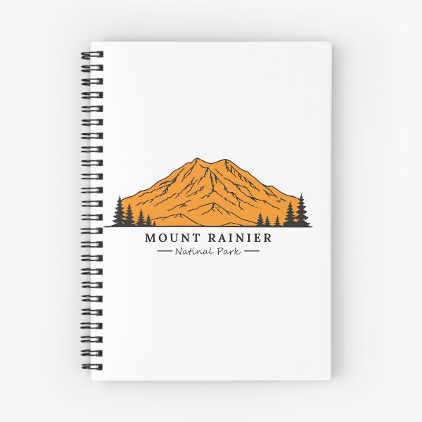 Artikelvorschau, Mount Rainier in einfachen Linien entworfen und verkauft von burhon.