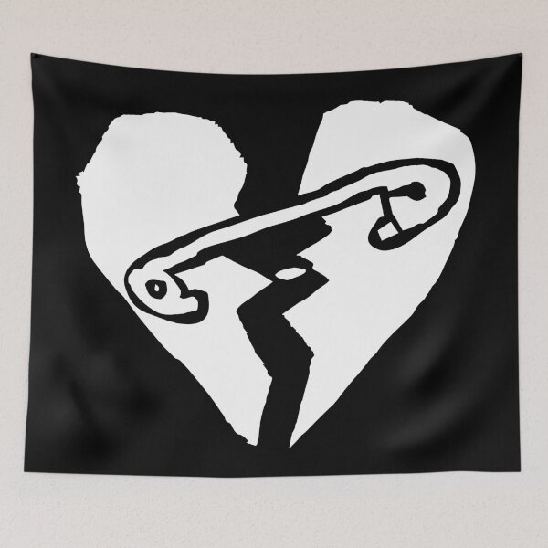 Item preview, Safety Pin Mended Broken Heart designed and sold by BrownHorse90s.