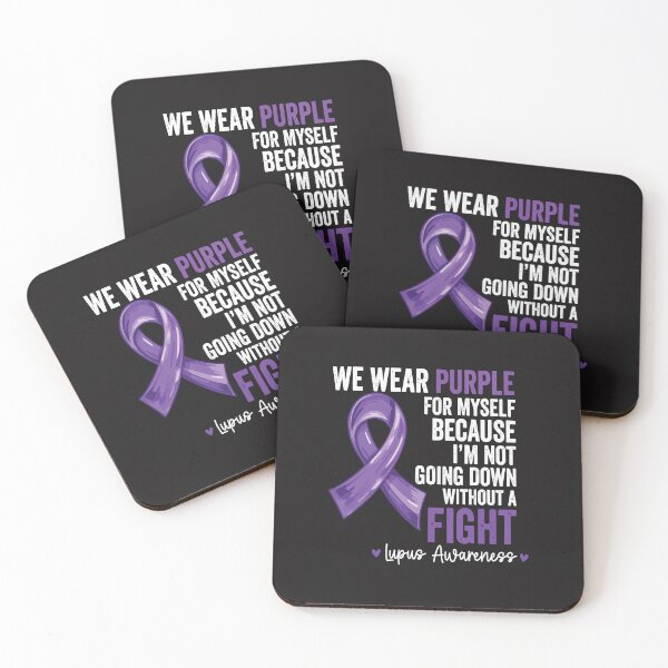 Item preview, Lupus Awareness I Wear Purple For Myself Because I Fight Warrior designed and sold by kiralynstration.