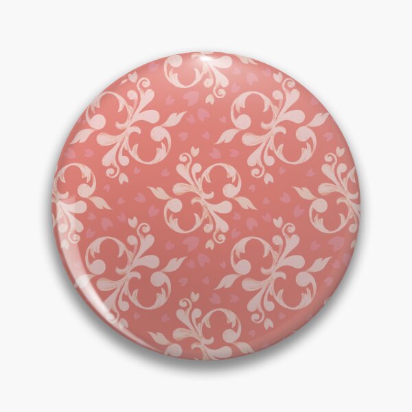 Item preview, Elegant Coral Victorian Seamless Pattern With Hearts designed and sold by Pevkay97.
