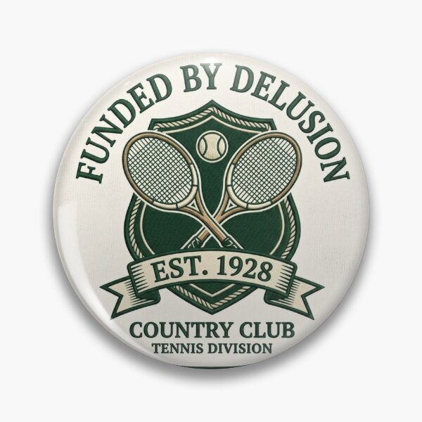 Item preview, Funded By Delusion | Satirical Country Club & Old Money Aesthetic designed and sold by OVERRIDESTUDIOS.