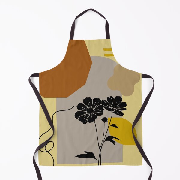 Item preview, Abstract Floral Silhouette in Beige designed and sold by sanorastyle.