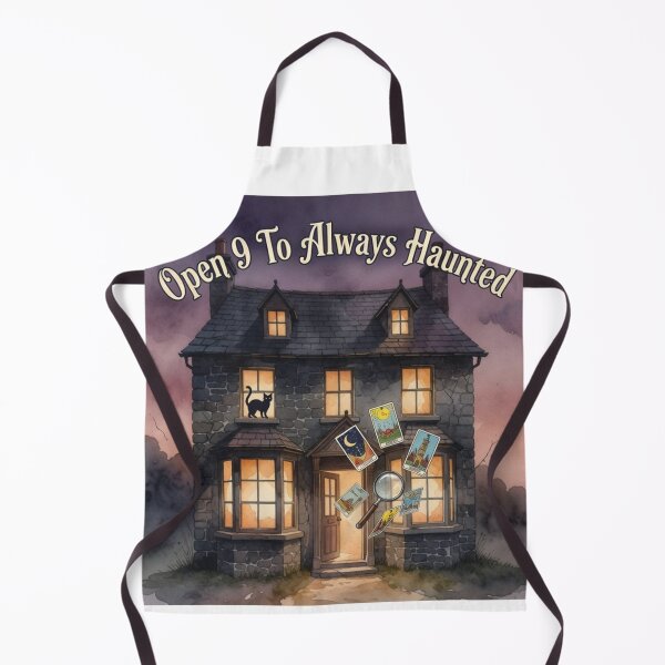 Item preview, Open 9 To Always Haunted — Cozy Witchy Bookshop Cat Tee designed and sold by kosimazaki.