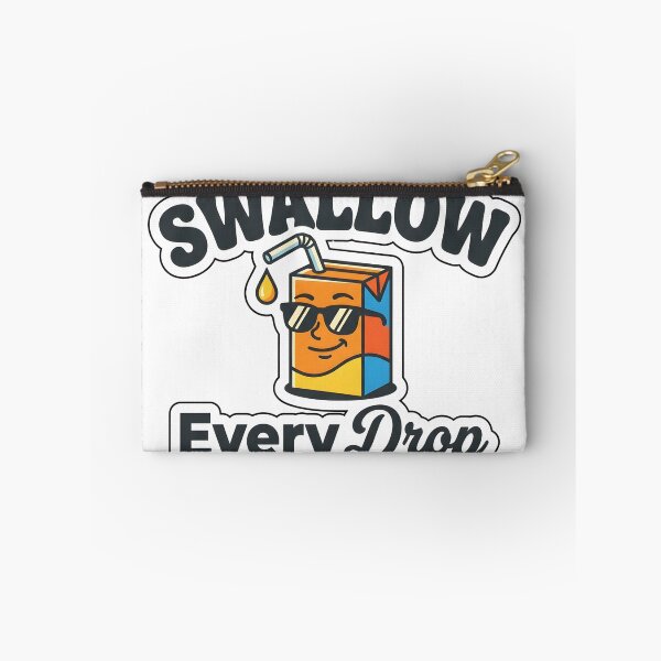 Item preview, Swallow Every Drop - Funny Cheeky Retro Juice Box Pun designed and sold by P2P-paotopao.