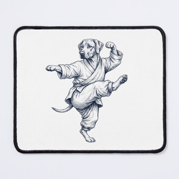 Item preview, Vintage Rhodesian Ridgeback Doing Kung Fu Martial Art Dog Lover designed and sold by TerryConnells.