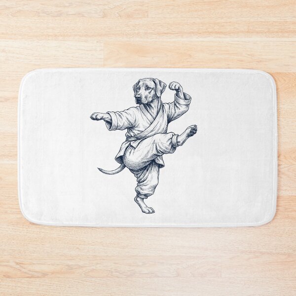 Item preview, Vintage Rhodesian Ridgeback Doing Kung Fu Martial Art Dog Lover designed and sold by TerryConnells.