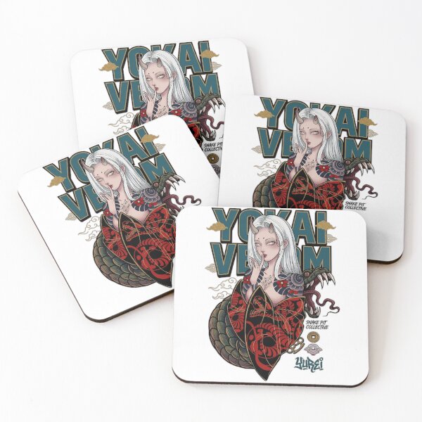 Item preview, Yokai Venom Japanese Oni Girl Streetwear Art designed and sold by Sanctum Cosmos.