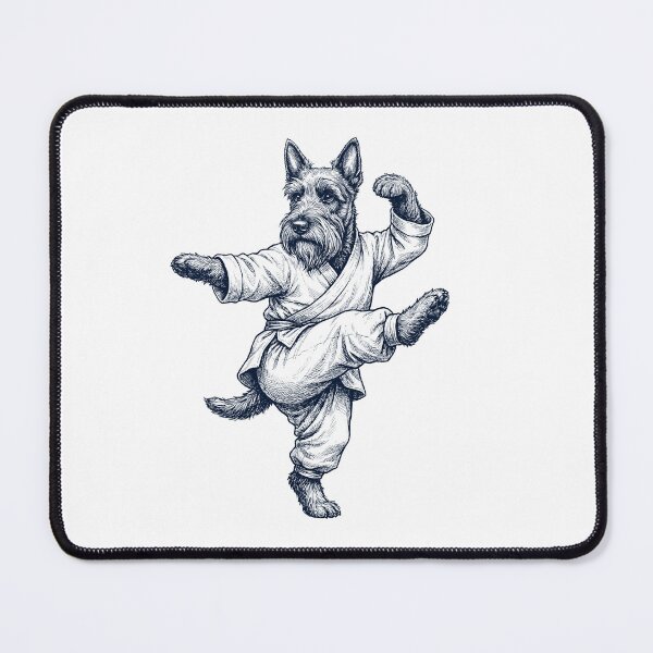 Item preview, Vintage Scottish Terrier Doing Kung Fu Martial Art Dog Lover designed and sold by TerryConnells.