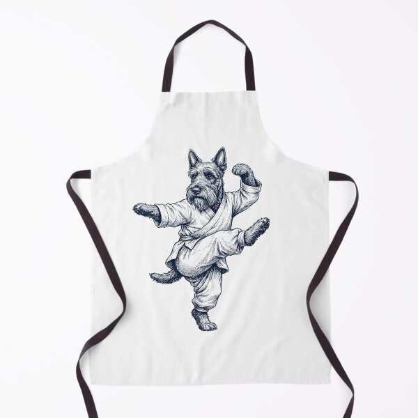 Item preview, Vintage Scottish Terrier Doing Kung Fu Martial Art Dog Lover designed and sold by TerryConnells.