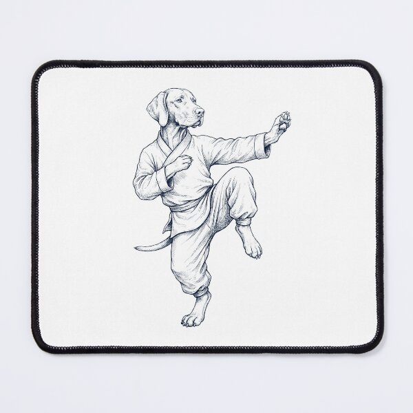 Item preview, Vintage Vizsla Doing Kung Fu Martial Art Dog Lover designed and sold by TerryConnells.