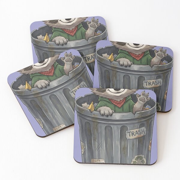 Item preview, Trashcan Raccoon designed and sold by The King's general goods.