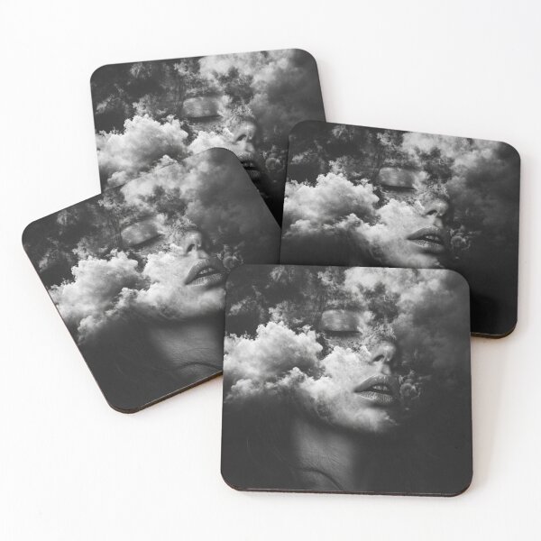 Item preview, Storm Within” — Surreal Double Exposure Portrait designed and sold by Neuro Muse Studio.