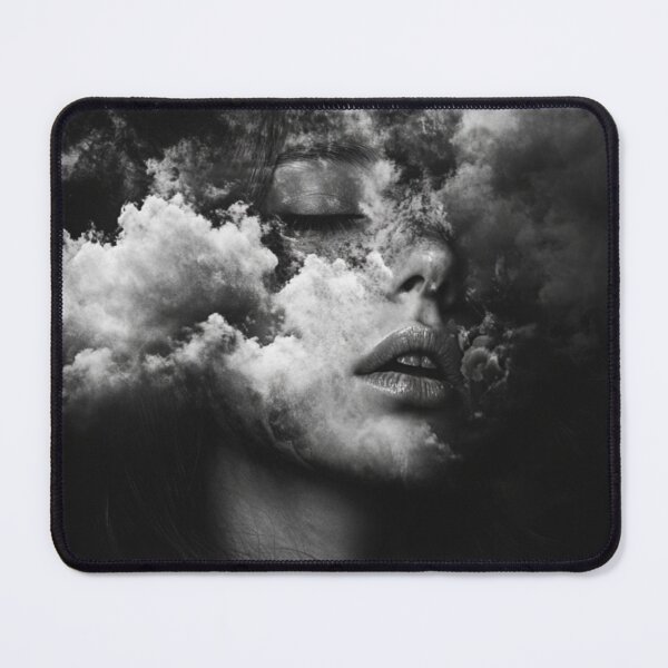 Item preview, Storm Within” — Surreal Double Exposure Portrait designed and sold by Neuro Muse Studio.