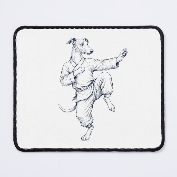 Item preview, Vintage Whippet Doing Kung Fu Martial Art Dog Lover designed and sold by TerryConnells.