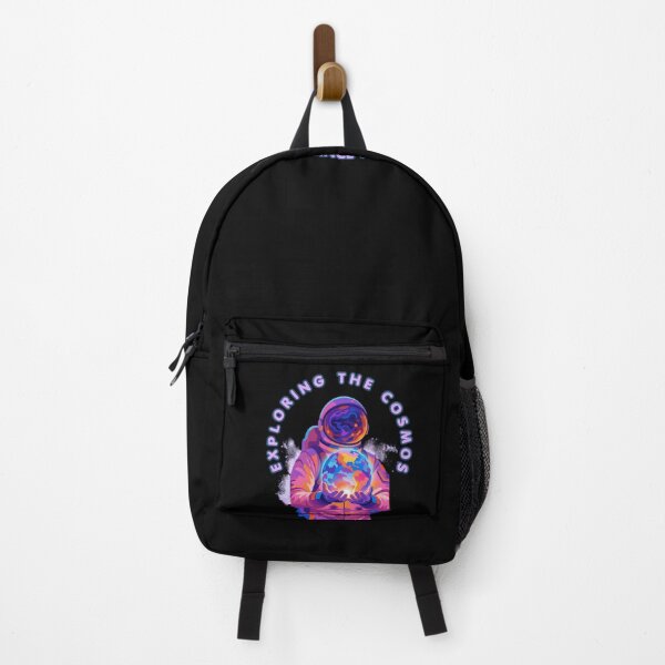 Item preview, Exploring the Cosmos Since 1993 – Colorful Astronaut Art designed and sold by MedCanvas.