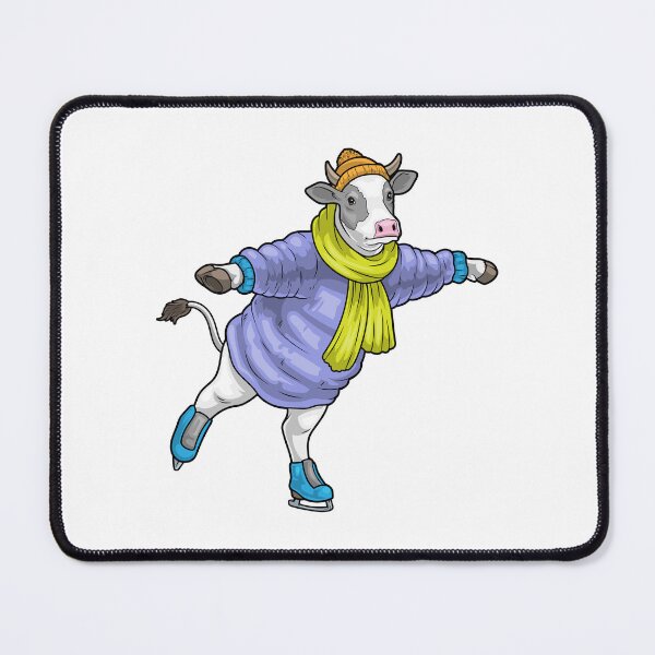 Item preview, Cow Ice skating Ice skates Winter sports designed and sold by Snabdesign84.