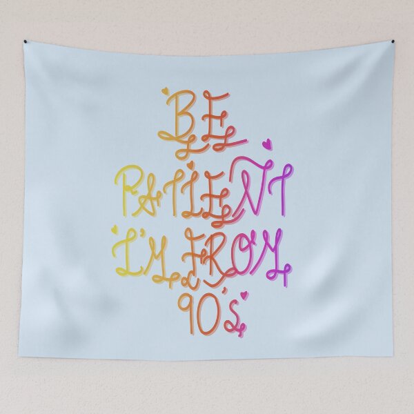Item preview, Nostalgic 90s Quote Hand Drawn Typography designed and sold by Senorona.