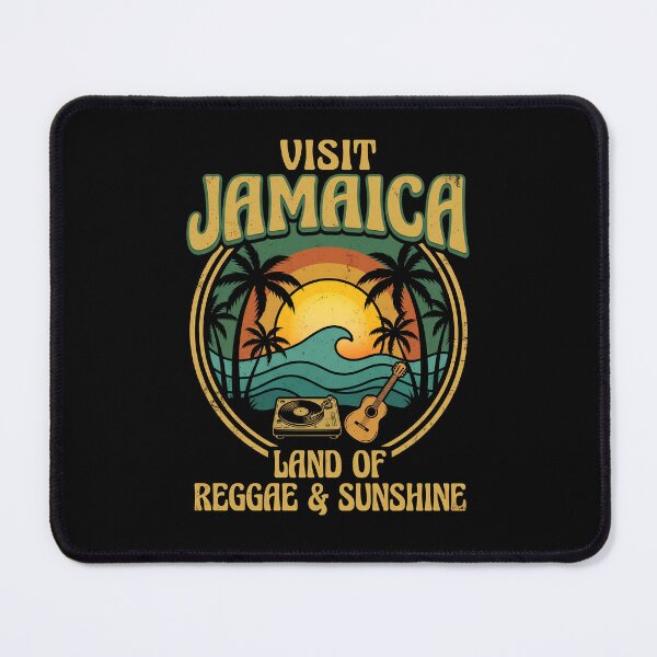 Item preview, Vintage Jamaica Travel Poster | Retro Reggae & Sunshine Sunset designed and sold by PiotrT.
